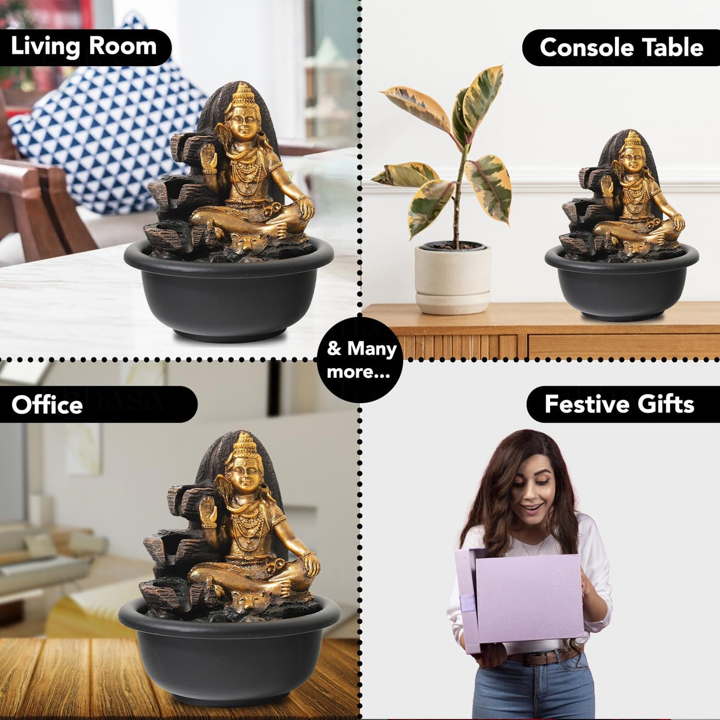 Ekhasa home decor fountain - Versatile centerpiece for events
