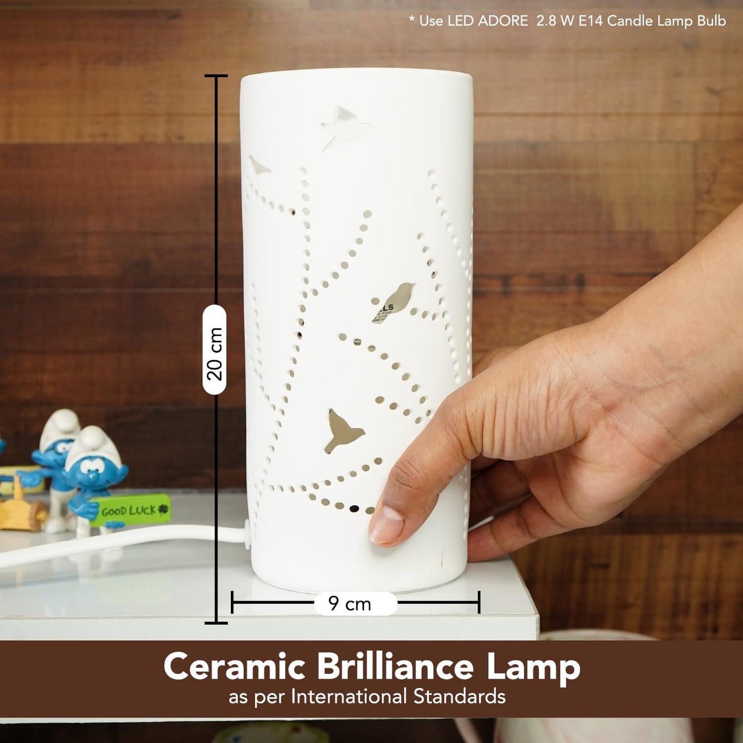 Ekhasa Birds Lamp - Charming study table accent