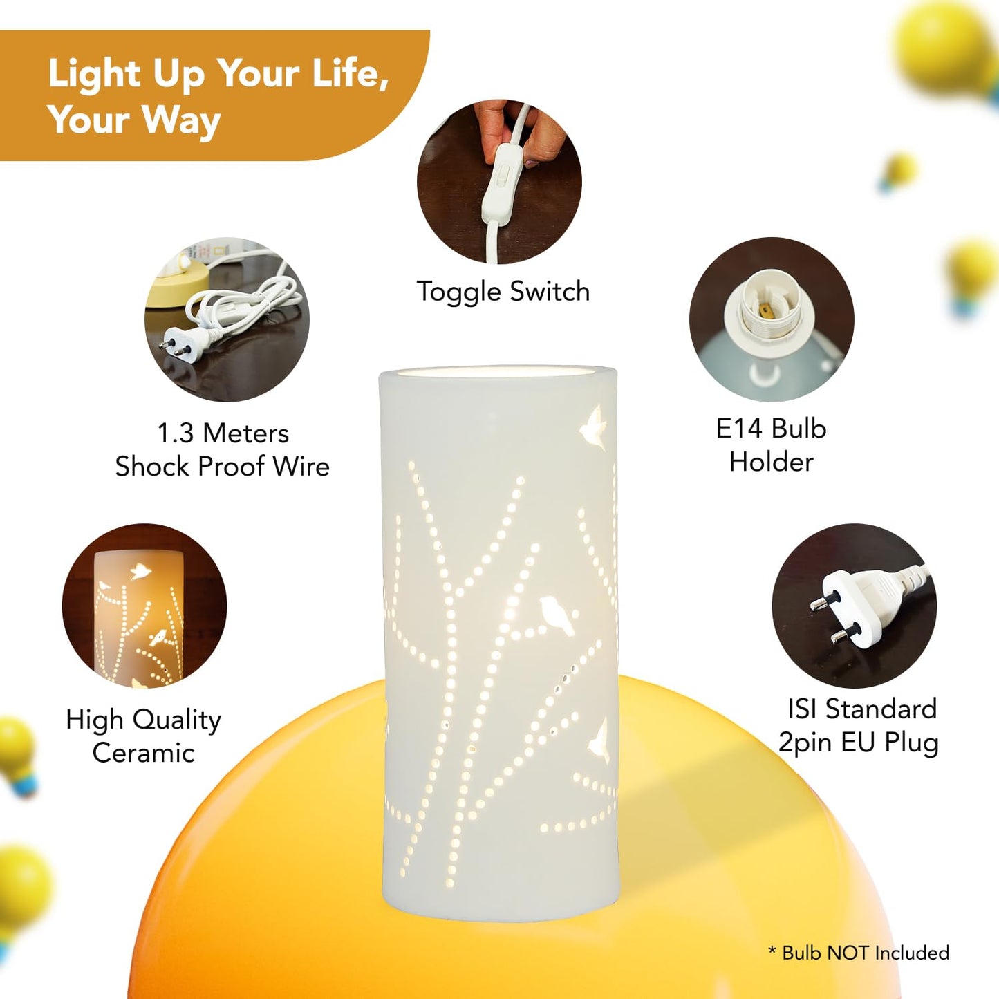 Ekhasa Birds Lamp - Decorative touch for dining areas