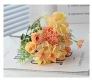 Ekhasa orange rose artificial flowers - gift for occasions