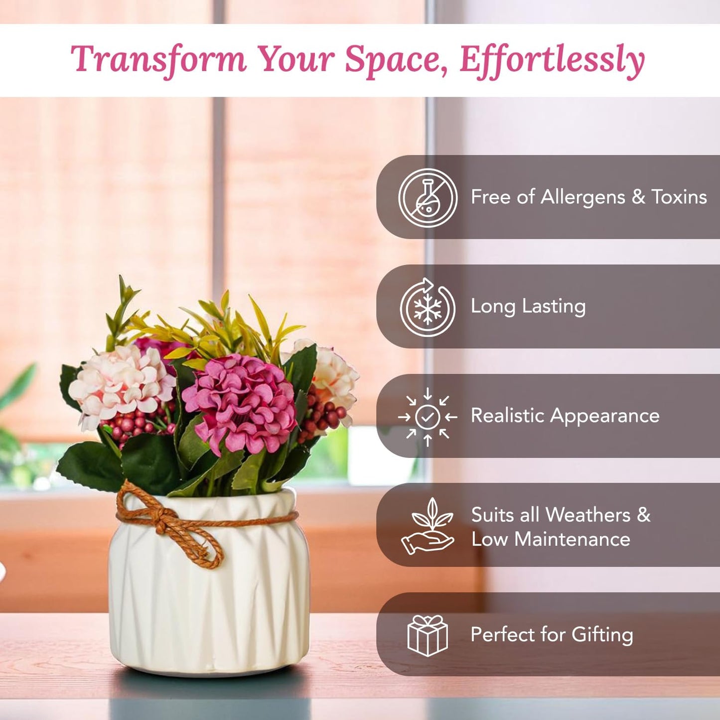 Ekhasa flower pot - Home centerpiece