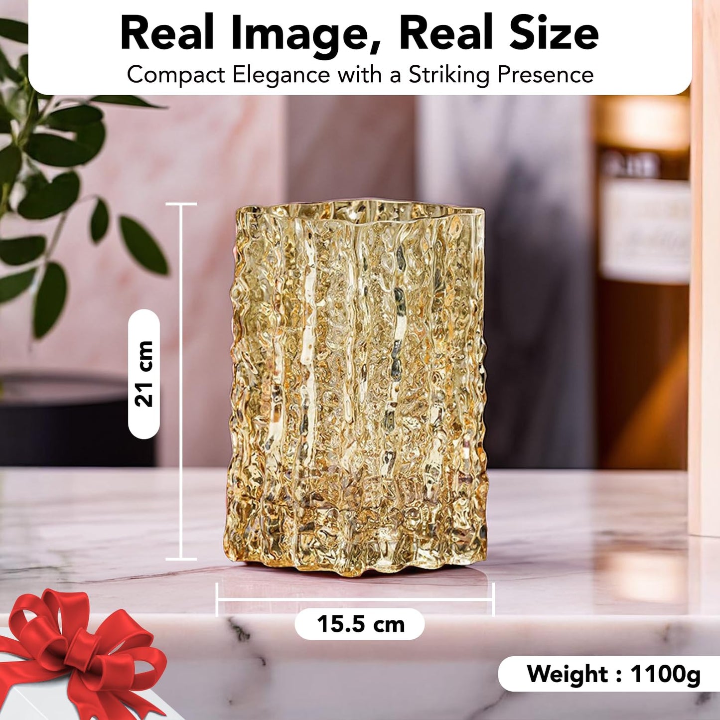 Ekhasa crystal glass vase - Gifts for special occasions