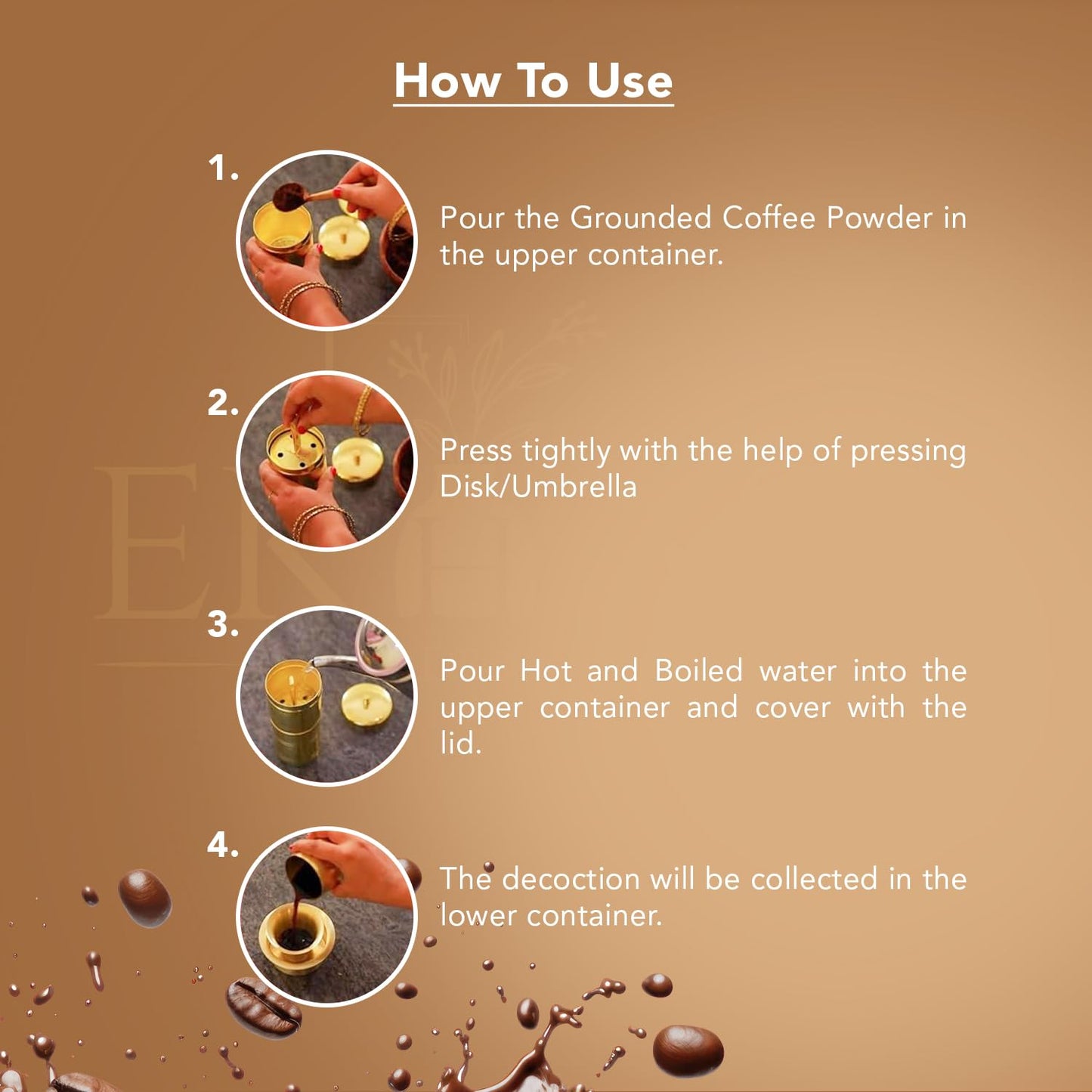Ekhasa filter coffee maker - Home brewing