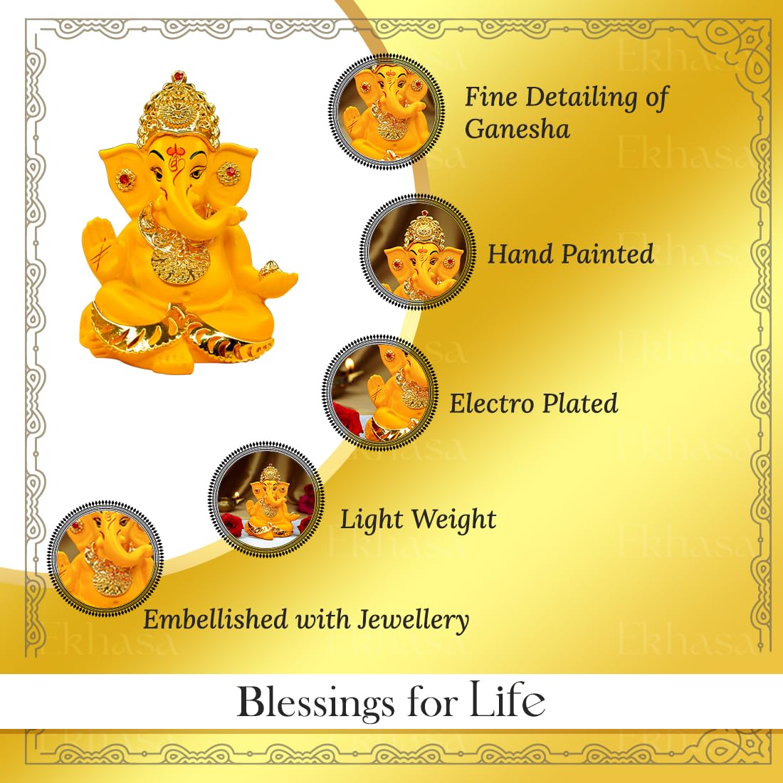 Ekhasa Ganesh Idol - Perfect for Ganesh Chaturthi