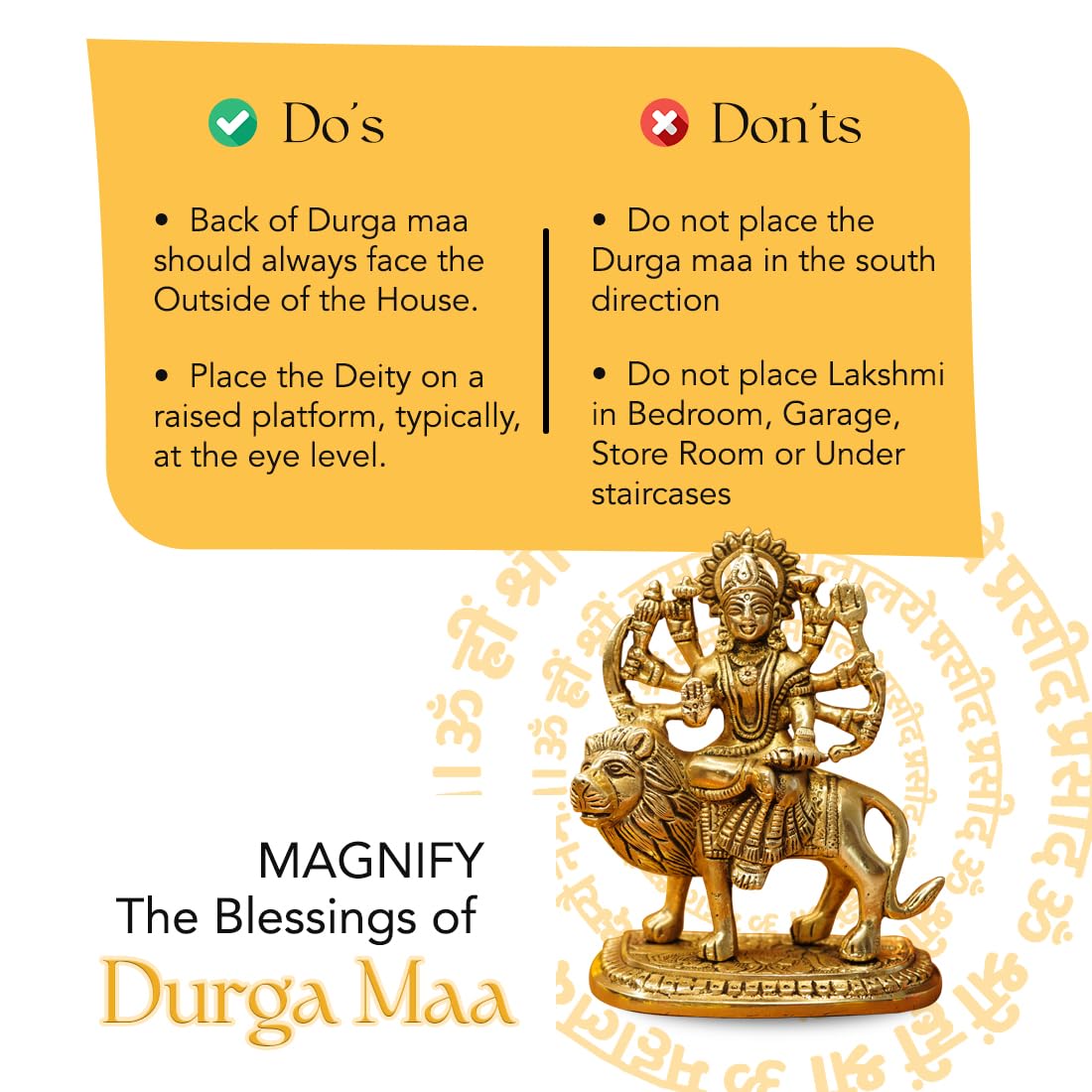 Ekhasa Durga Maa Idol - Home Decor