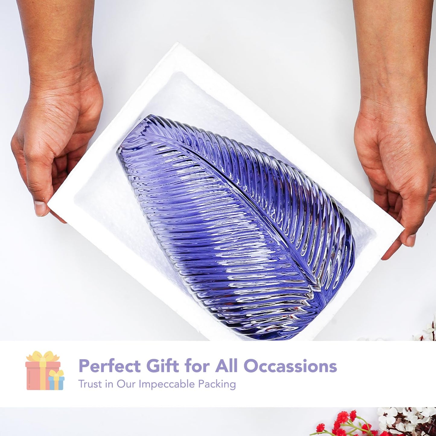 Ekhasa glass vase - elegant gift for wedding decoration