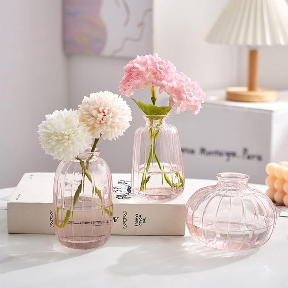 Ekhasa clear glass vases - modern style for weddings