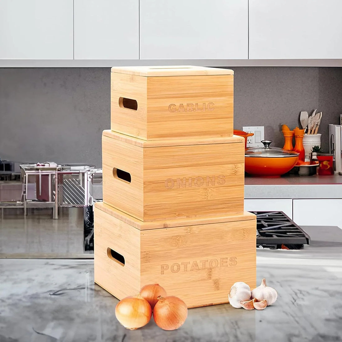 Going Green: Sustainable Storage Solutions with Bamboo Containers