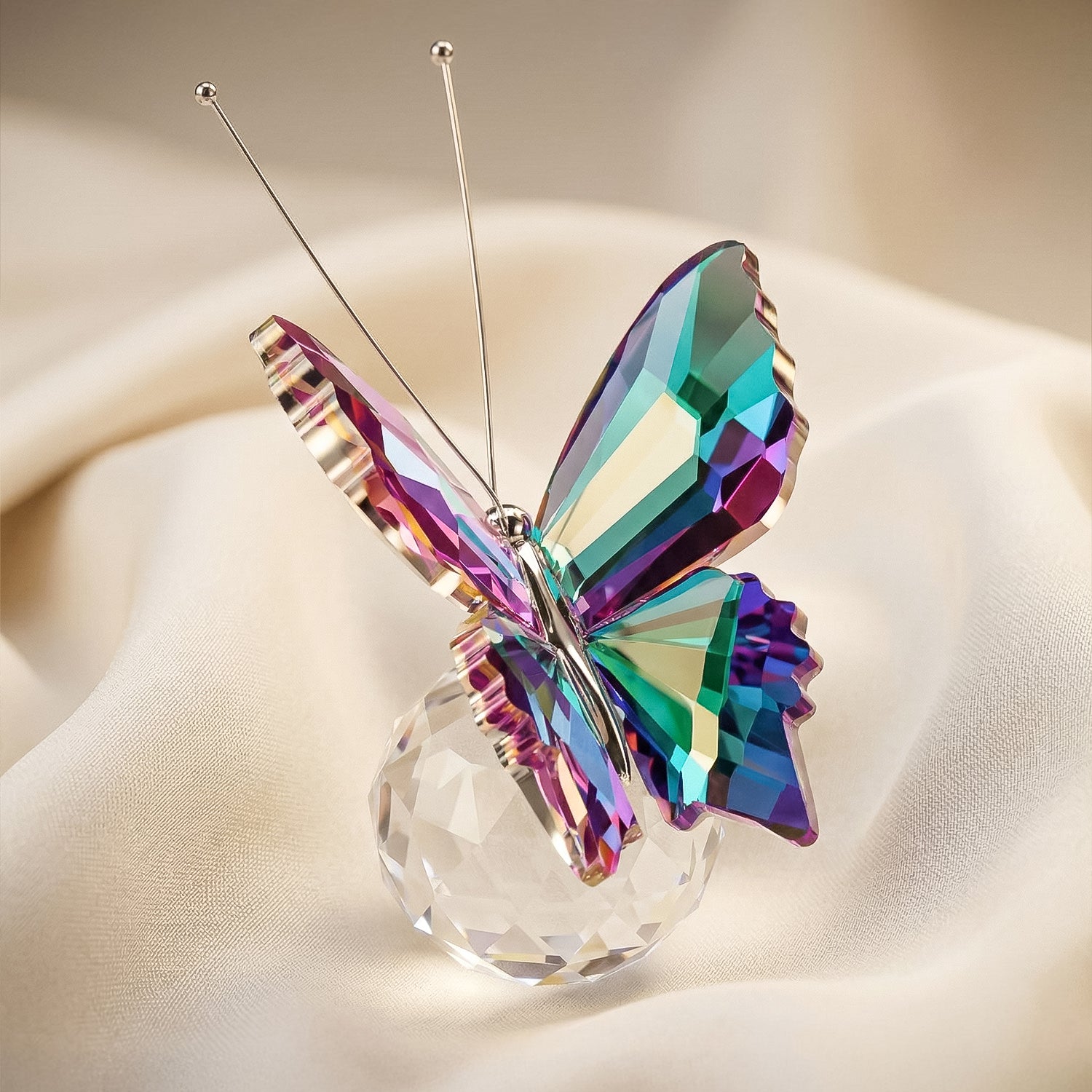 Crystal Butterfly Showpiece for Office & Home Decor