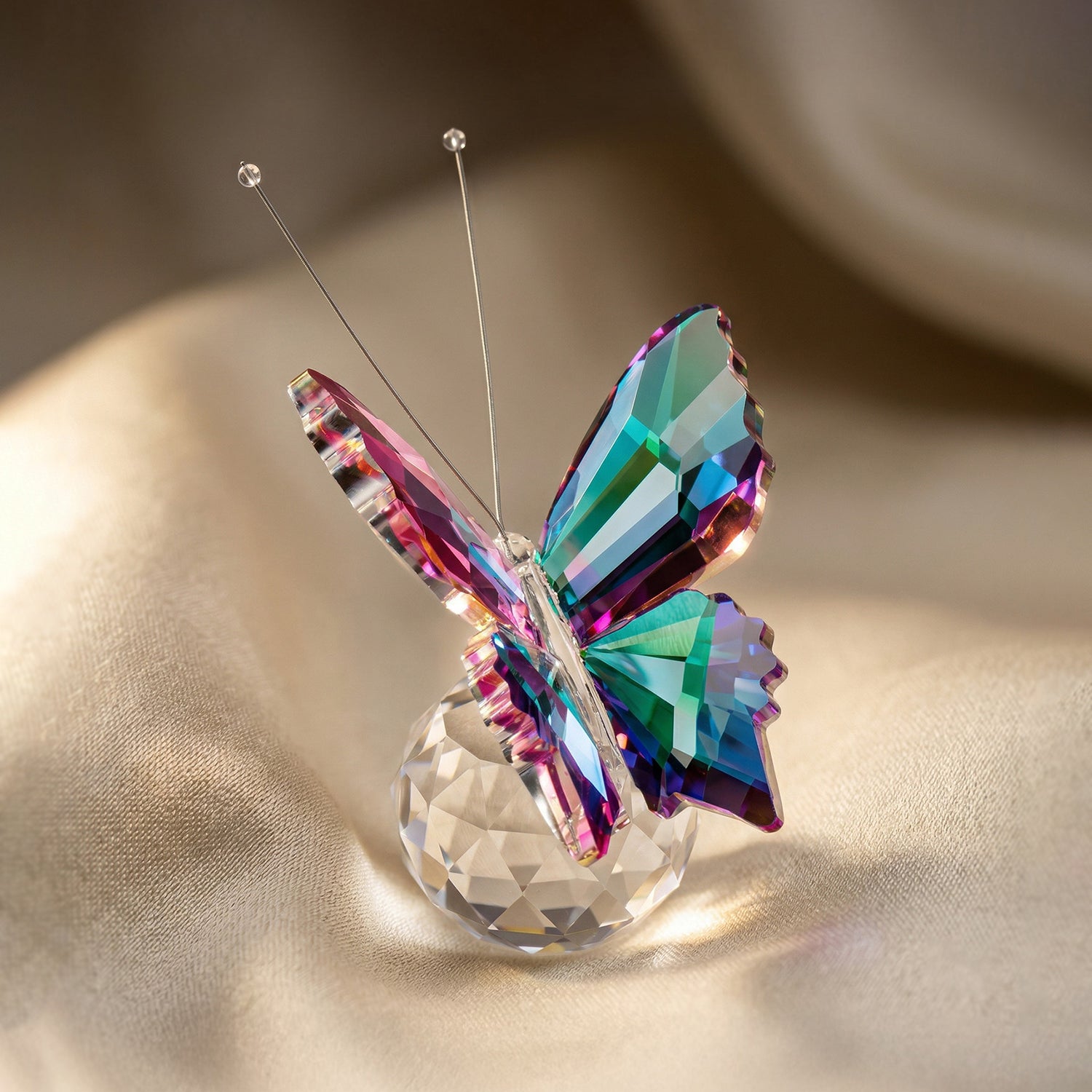Crystal Butterfly Showpiece for Office & Home Decor