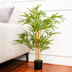 Bamboo Artificial Plant with Pot for Home & Office Decor