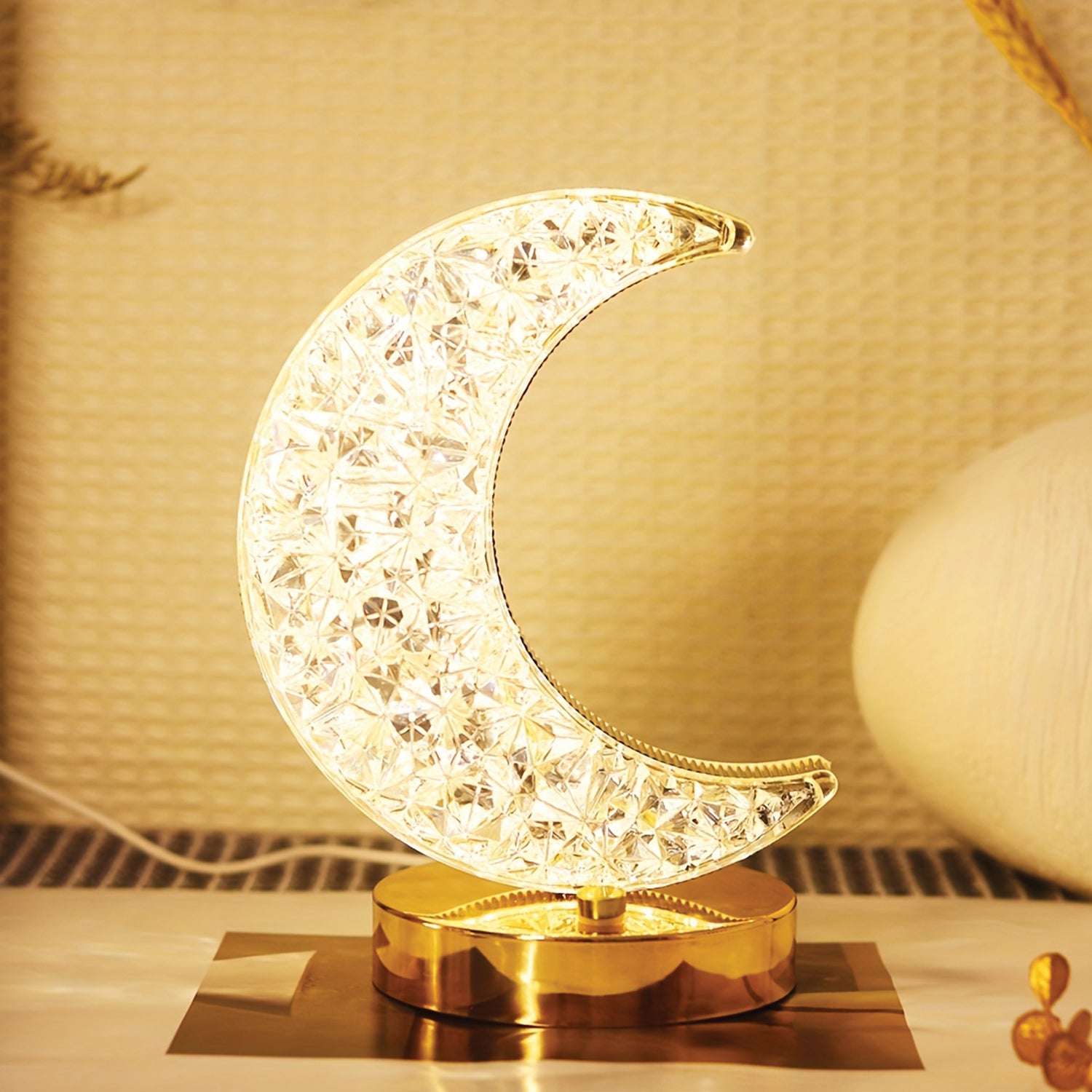 Moon Table Lamp for Bedroom, Living Room, Home Decor & Gifting