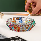 Glass Ashtray Bowl for Home Decor & Office Desk