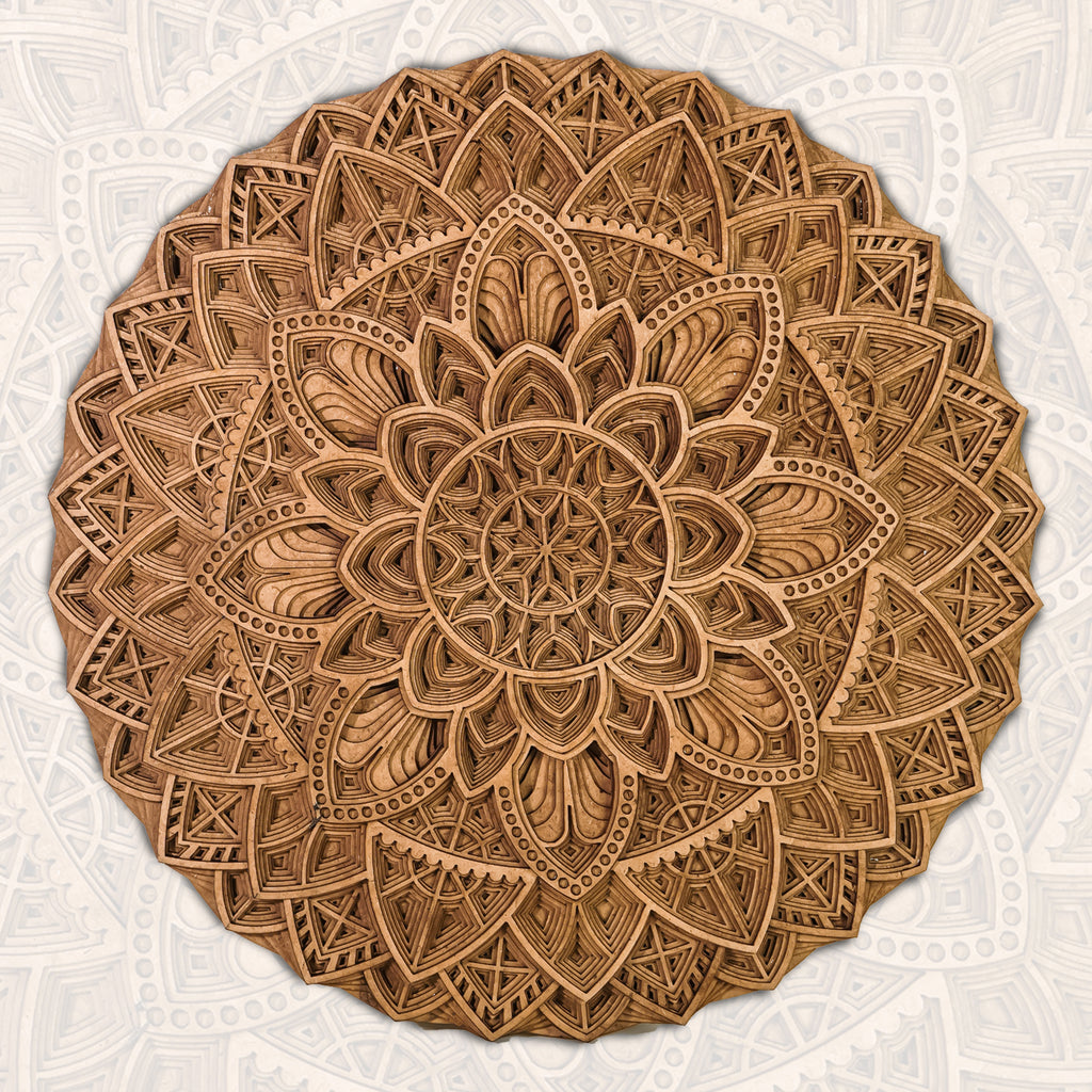 3D Mandala Wooden Wall Art for Home Decor & Gifting