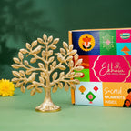 Brass Kalpavriksha Tree of Life Showpiece with Gift Box for Housewarming, Wedding & Gifting