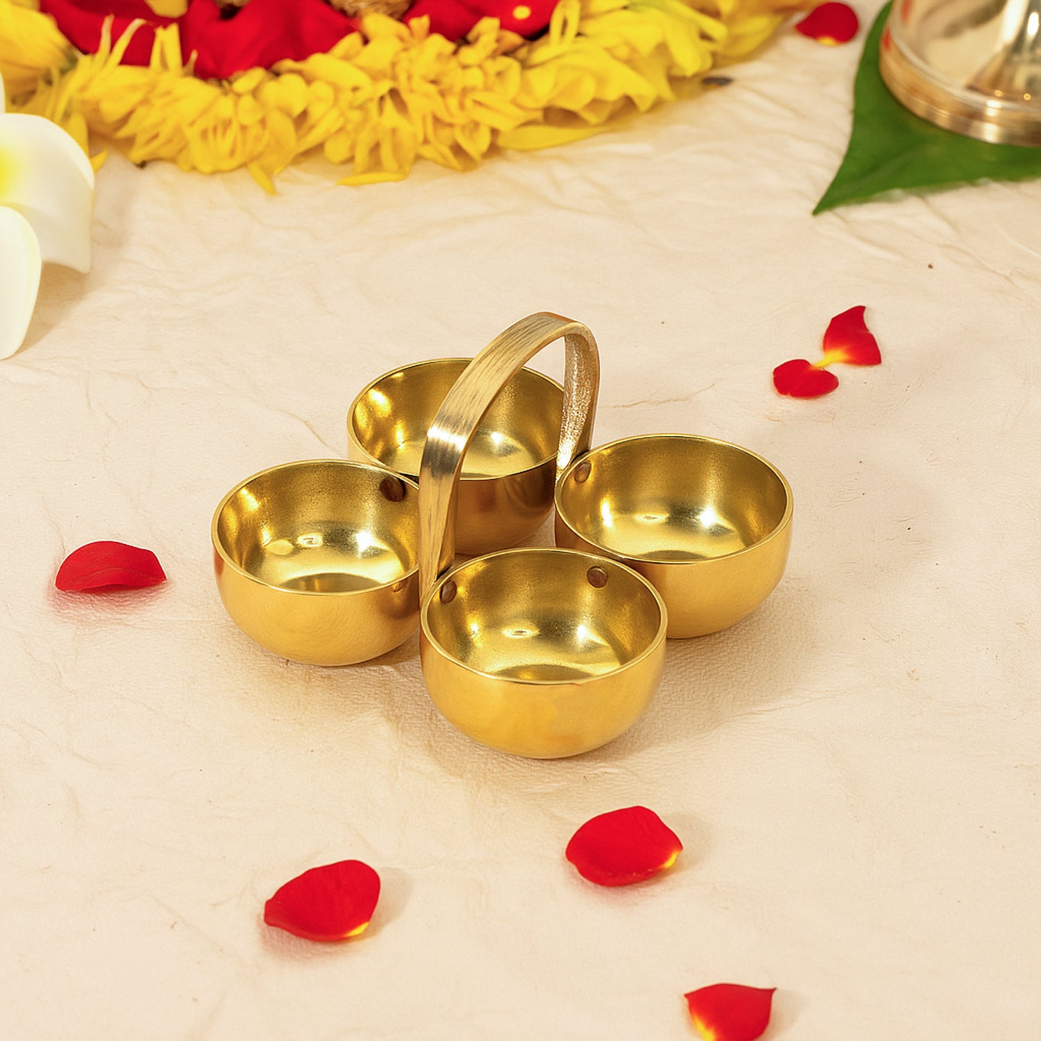Brass Katori Pooja Set for Puja & Spiritual Rituals