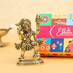 Brass Hanuman Idol with Gift Box for Housewarming, Wedding & Gifting