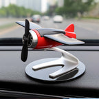 Solar Powered Airplane Freshener for Car Dashboard