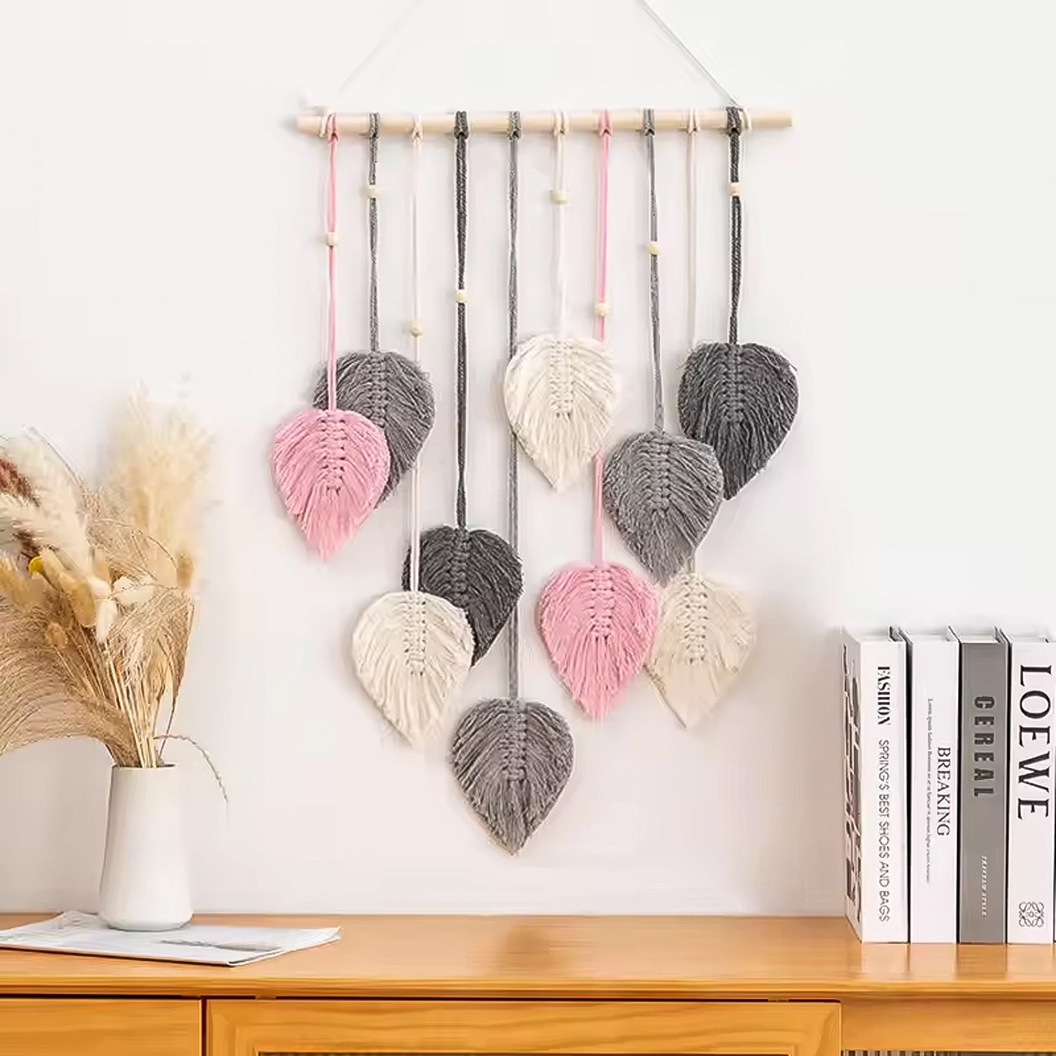 Macrame Leaf Wall Hanging for Home Decor & Gifting