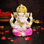 Ganesha Idol for Pooja Room, Home Decor, Office Desk & Gifting (Size-5inch)