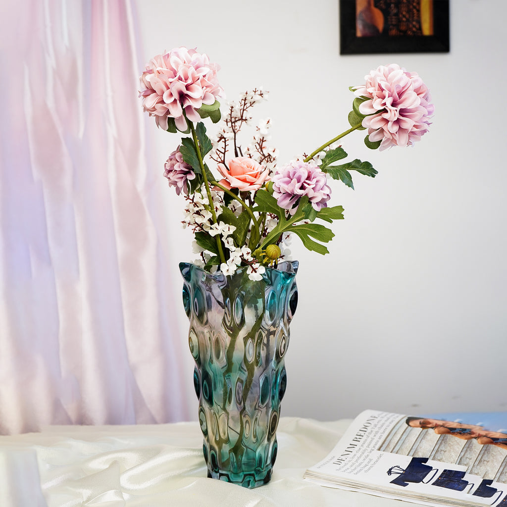 Crystal Glass Flower Vase for Home decor , Office & Premium Gift