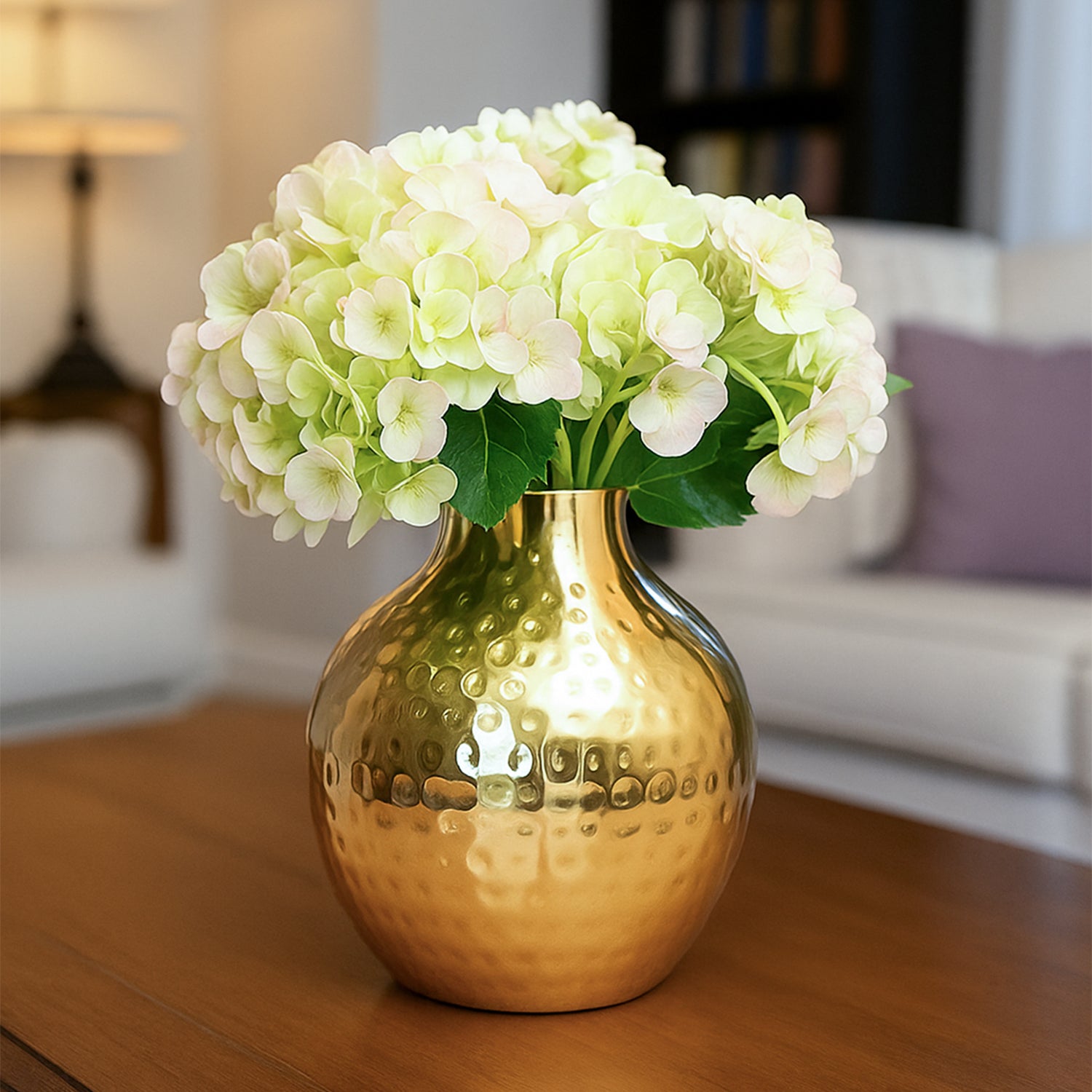 Metal Flower Vase for Home Decor, Living Room & Gifting