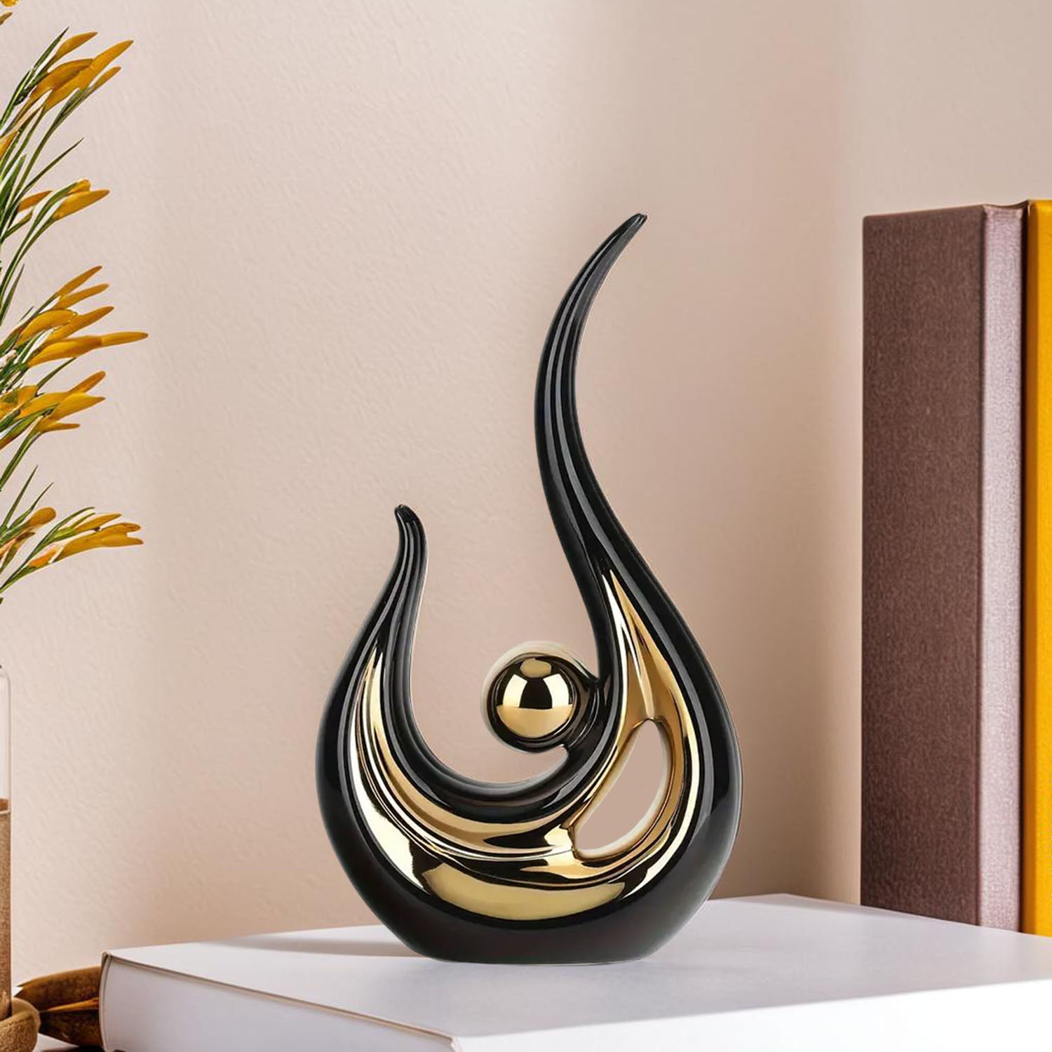 Modern Abstract Art Showpiece for Home Decor, Living Room & Gifting
