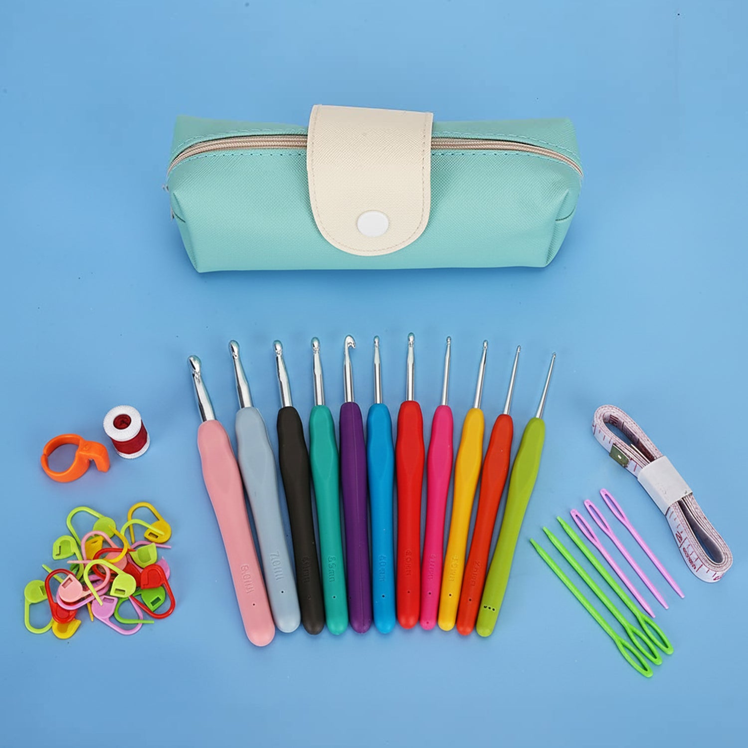 Crochet Hook & Tools Set for Beginners & DIY Craft Learning