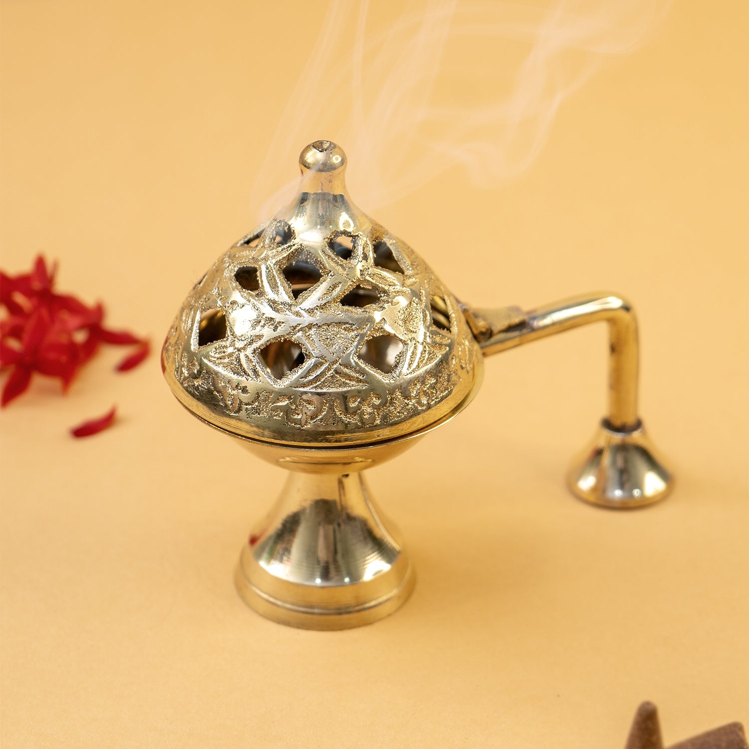 Brass Dhoop Dani for Home Pooja & Spiritual Decor