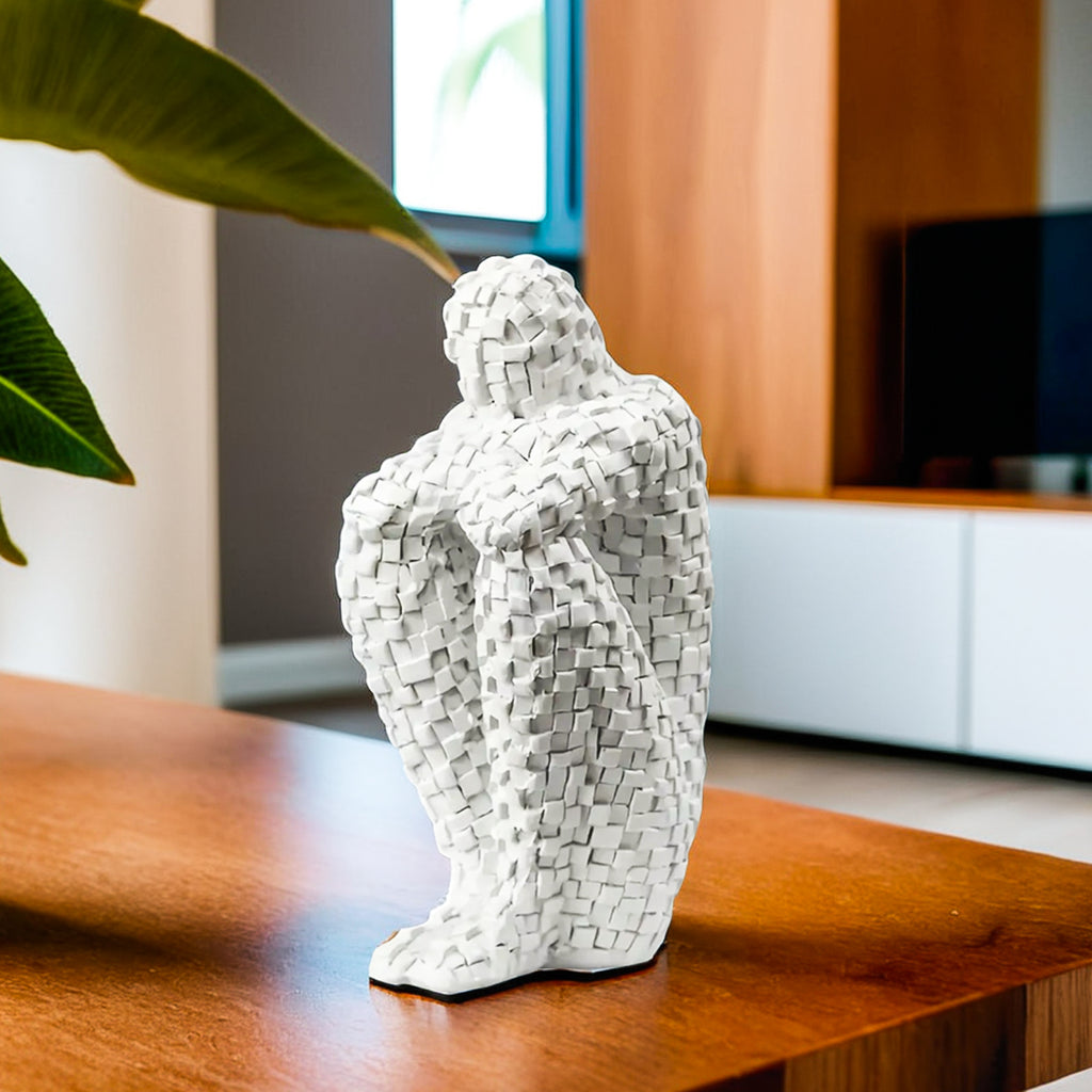 Resin Brick Man  Showpiece for Home Decor ,Living Room, TV Unit, Showcase Shelf & Office