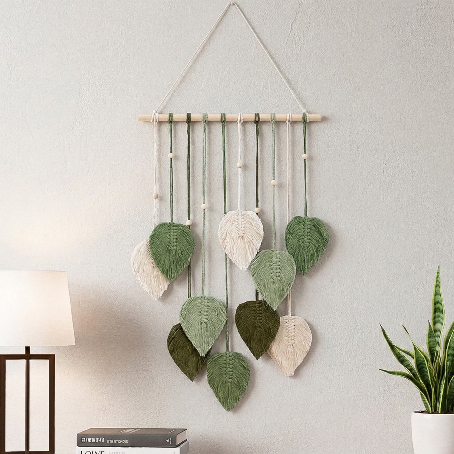 Macrame Leaf Wall Hanging for Home Decor & Gifting