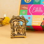 Brass Ram Darbar Idol with Gift Box for Housewarming, Wedding & Gifting