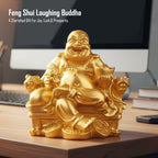 Laughing Buddha Showpiece for Home Decor, Vastu Office Desk & Gifting