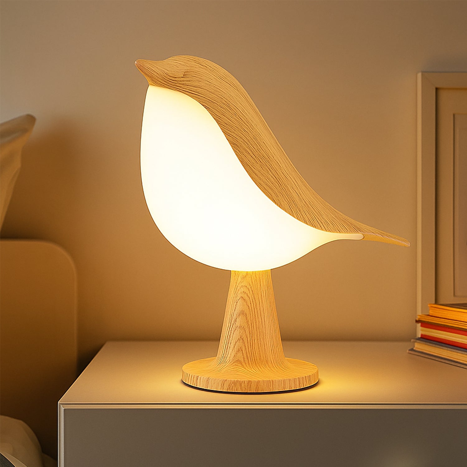 Bird Table Lamp for Bedroom, Living Room, Home Decor & Gifting