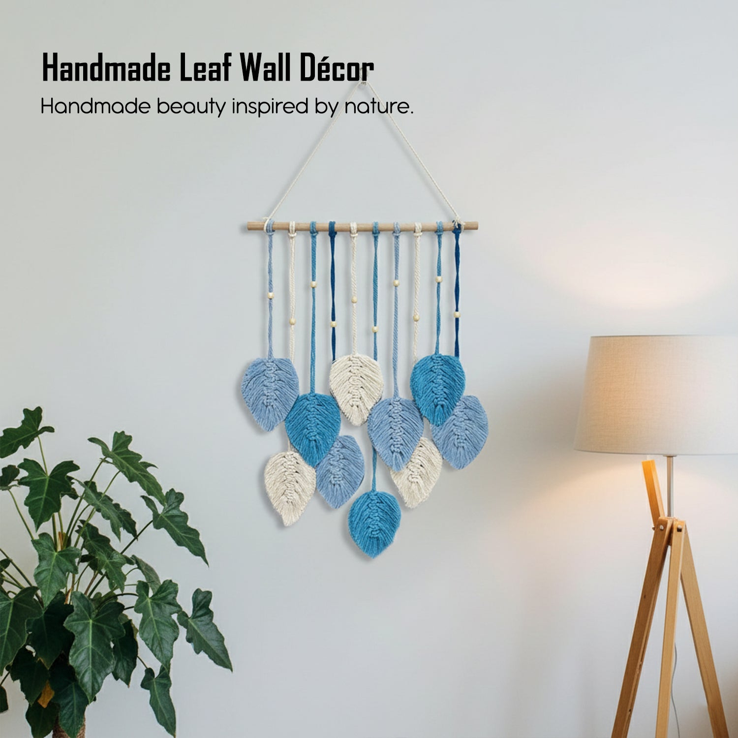 Macrame Leaf Wall Hanging for Home Decor & Gifting