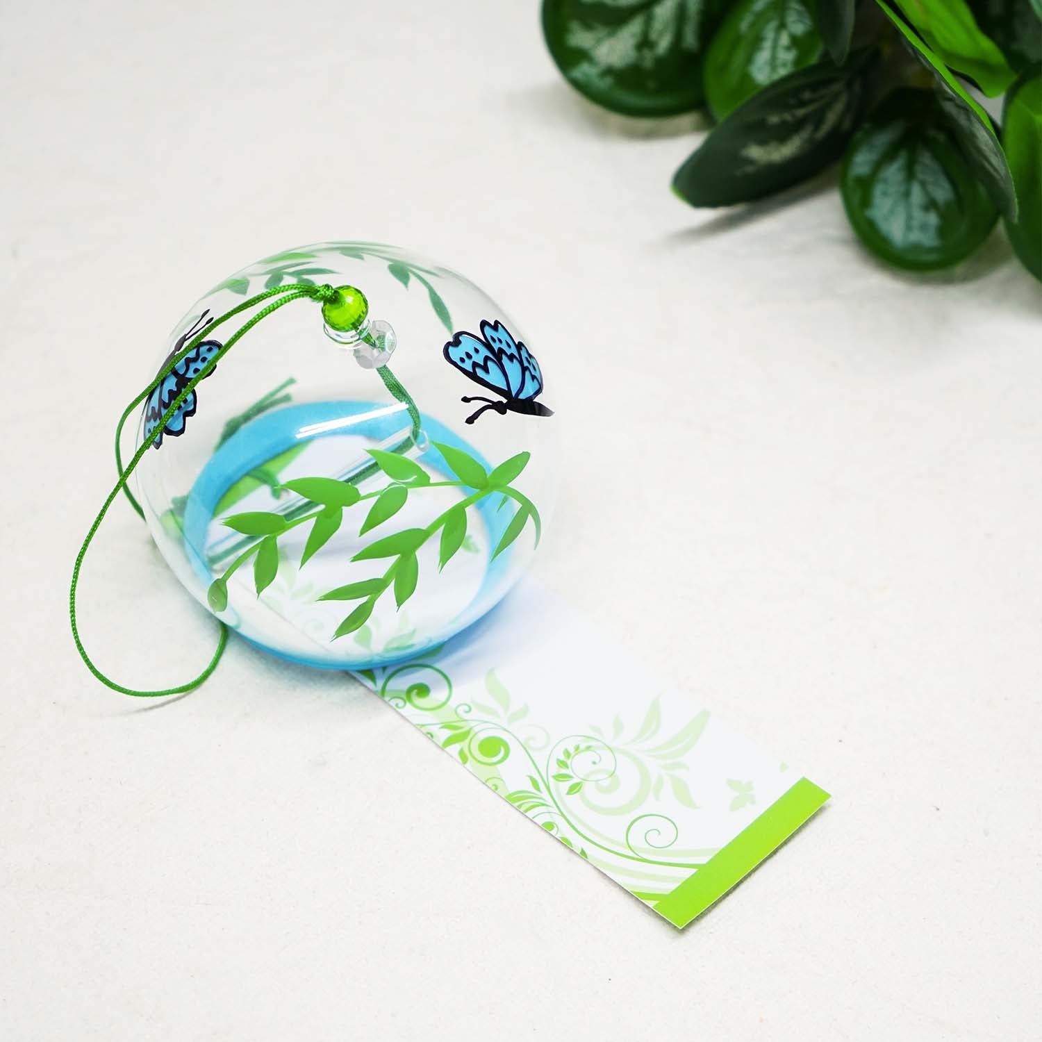 Glass Japanese Wind Chime for Home Decor & Living Room Decoration