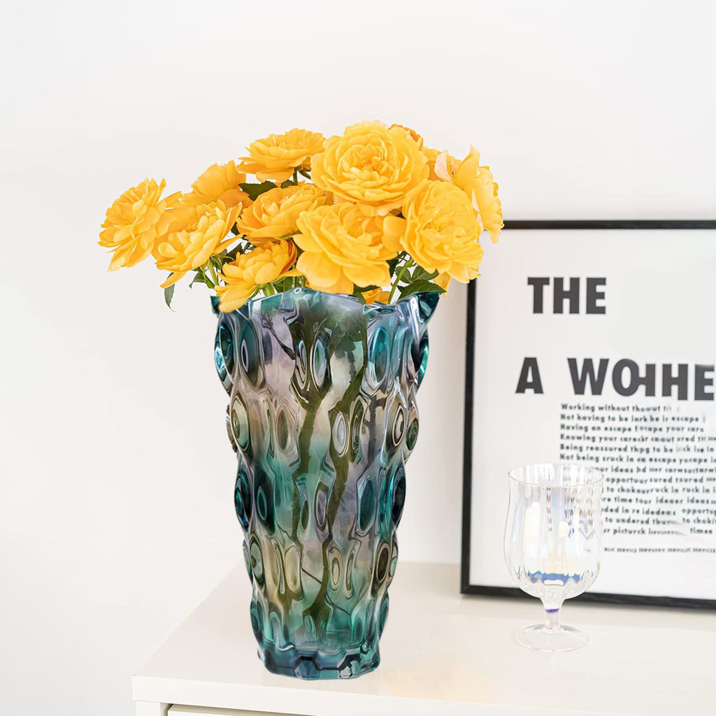 Crystal Glass Flower Vase for Home decor , Office & Premium Gift