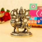 Brass Durga Idol with Gift Box for Housewarming, Wedding & Gifting