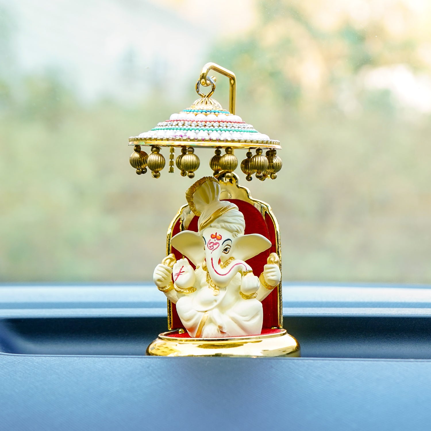 Ganesh Idol for Car Dashboard , Pooja Room & Home Decor