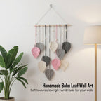 Macrame Leaf Wall Hanging for Home Decor & Gifting