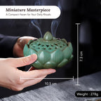 Ceramic Lotus Dhoop Dani for Home Decor & Pooja