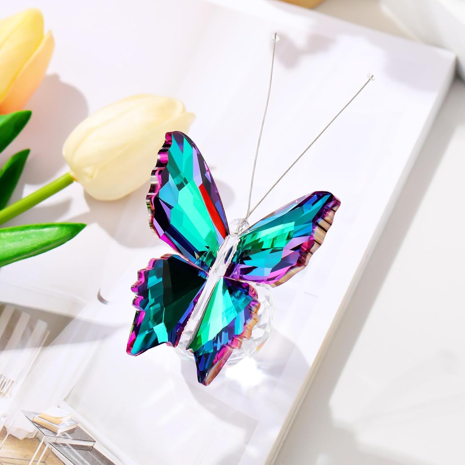 Crystal Butterfly Showpiece for Office & Home Decor