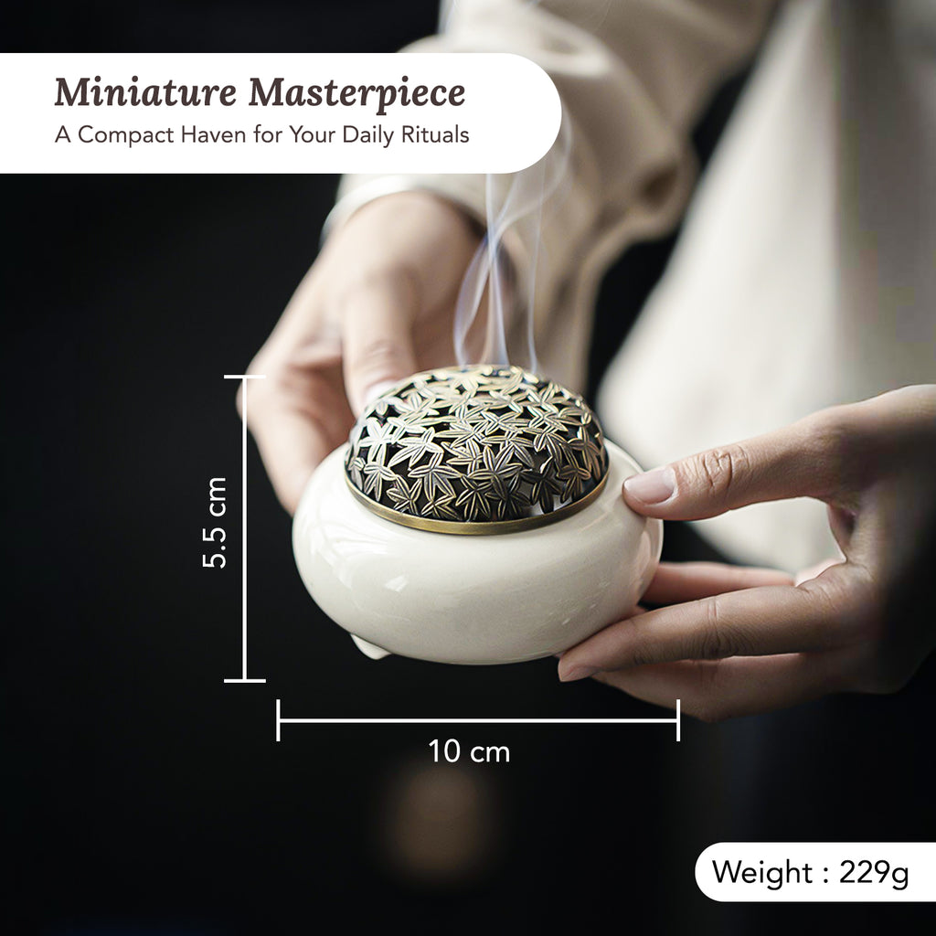 Ceramic Dhoop Dani for Home Decor & Gifting