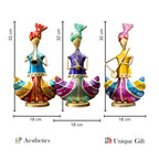 Rajasthani Musicians Showpieces for Home Decor Table, Living Room & Gifting