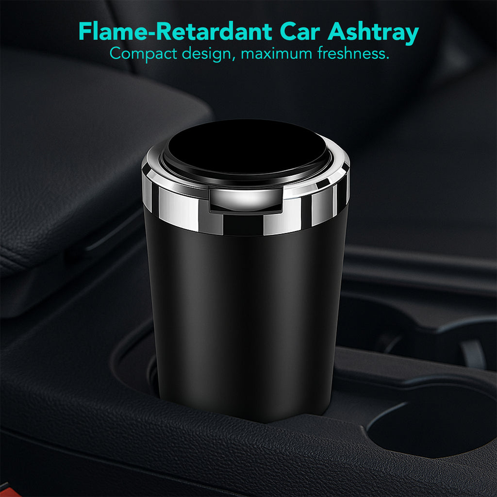 Ashtray with LED lights for Car Dashboard