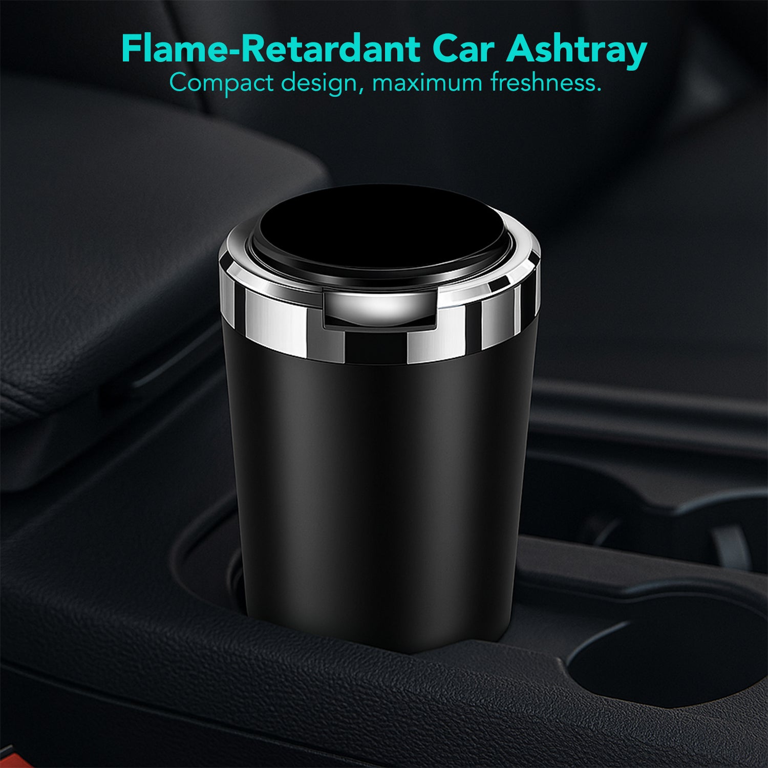 Ashtray with LED lights for Car Dashboard