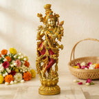 Lord Krishna Idol for Pooja, Home Decor & Spiritual Gifting (Size -14 Inch)