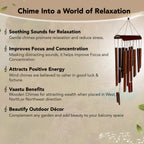 Bamboo Wind Chimes for Home Decor, Balcony & Gifting