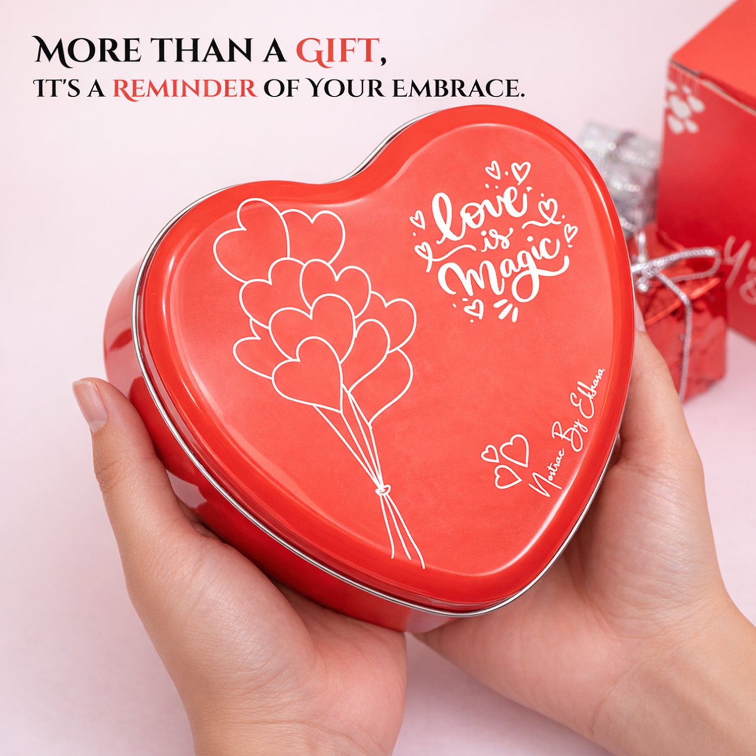 Resin Heart Shaped Love Hands Showpiece Gift Box for Valentine’s Day , Anniversary & Gifting