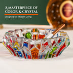 Glass Ashtray Bowl for Home Decor & Office Desk